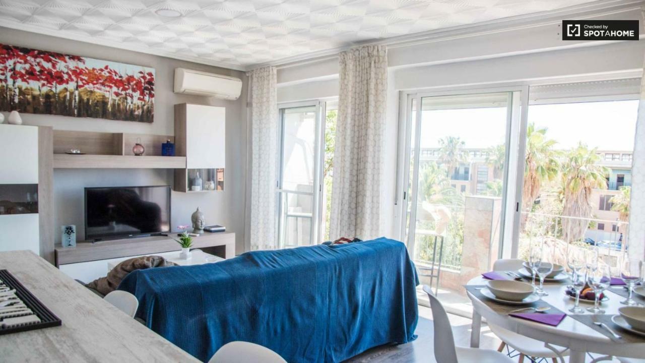 Apartmentsuitespain Atic Panoramic Beach Valencia Kültér fotó
